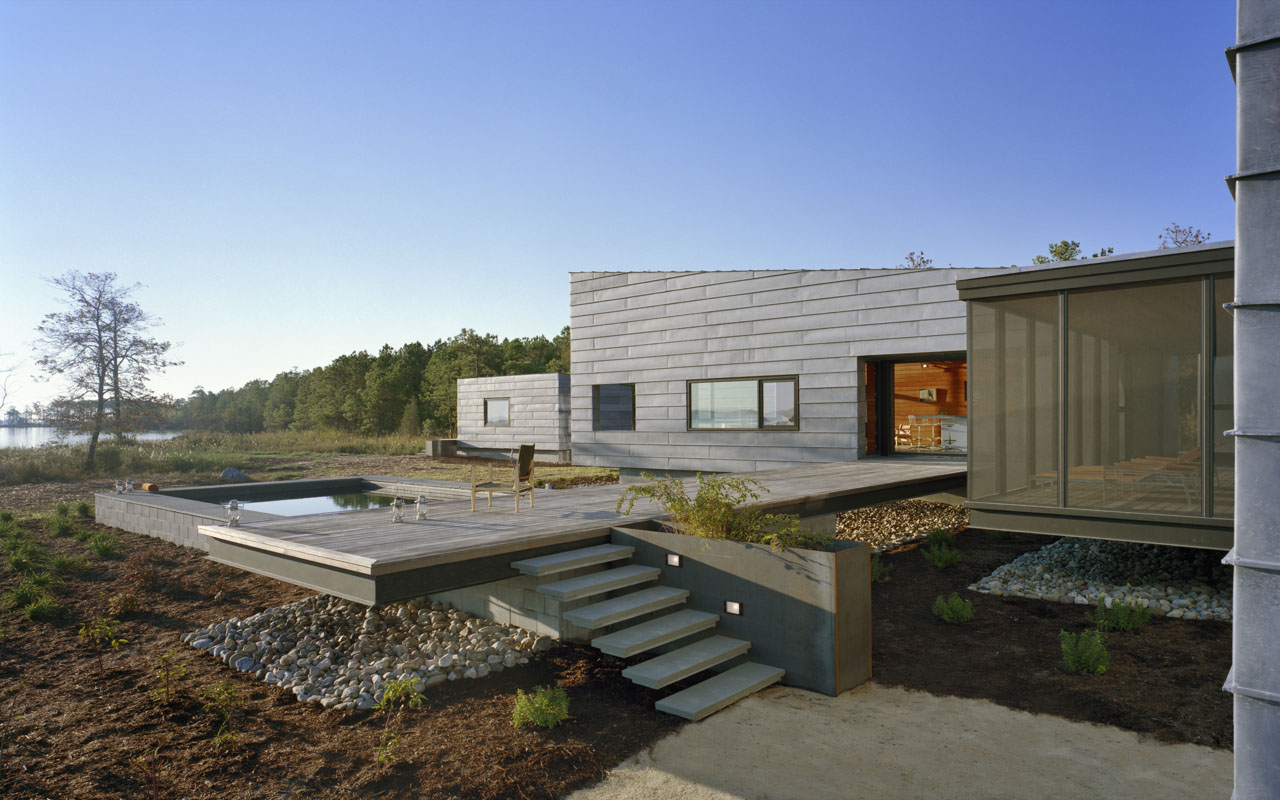 Exterior of House on Hoopers Island by David Jameson Architect