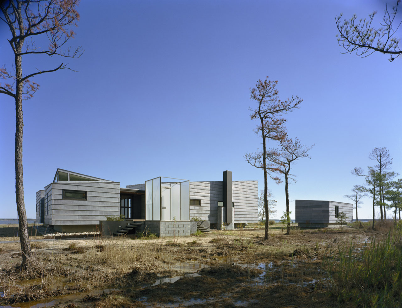 Exterior of the House on Hoopers Island by David Jameson Architect