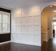 Designing a small space includes think about wall paneling to increase visual play | Credit: SPACE Architects + Planners