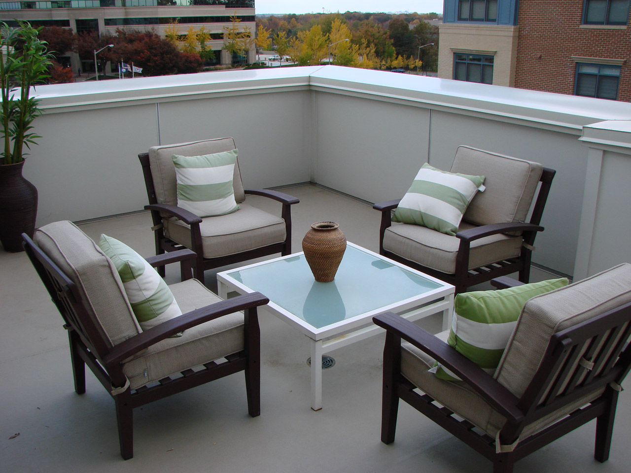 Rooftop Deck with Furniture