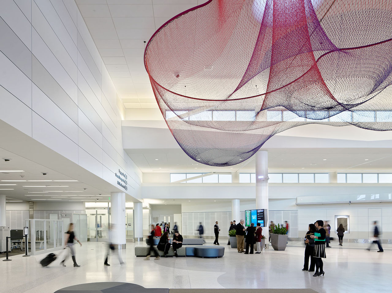 San Fransisco Airport Terminal concourse