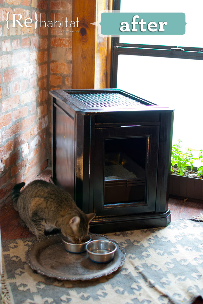 DIY Litter Box Cabinet