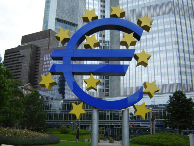 The EURO in front of the European Central Bank in Frankfurt