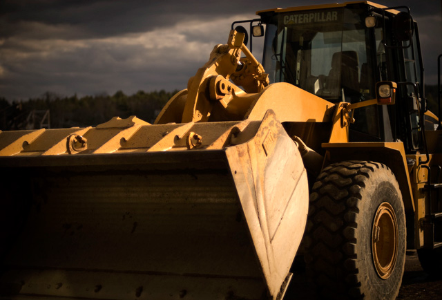 Caterpillar front loader