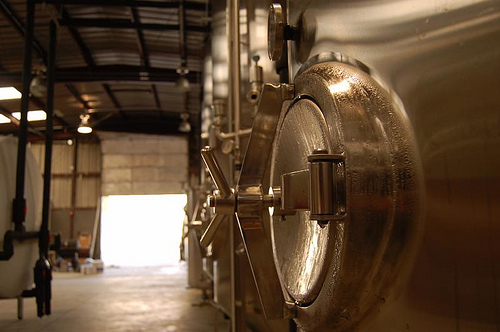 Fermenter from the Fullsteam Brewery in Durham, NC