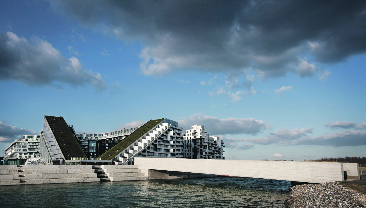 The green roof of 8 House by Bjarke Ingels Group BIG