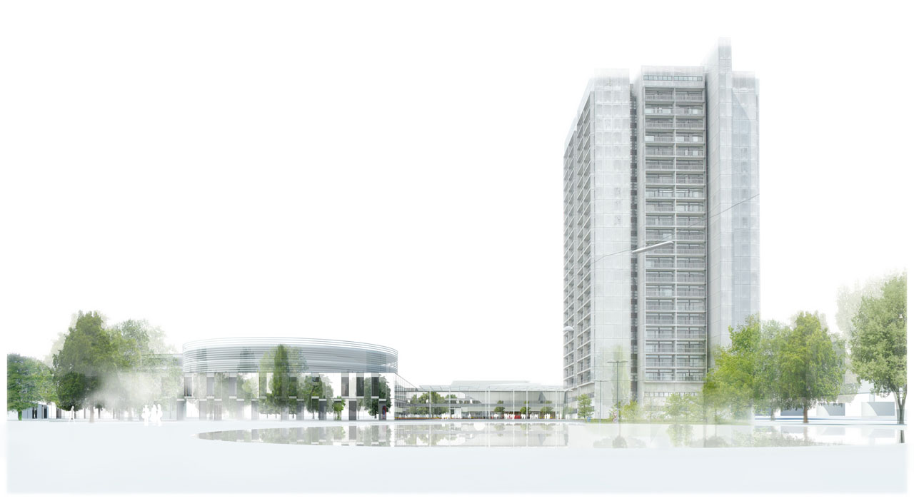 Henning Larsen Architects' Herlev Hospital Rendering