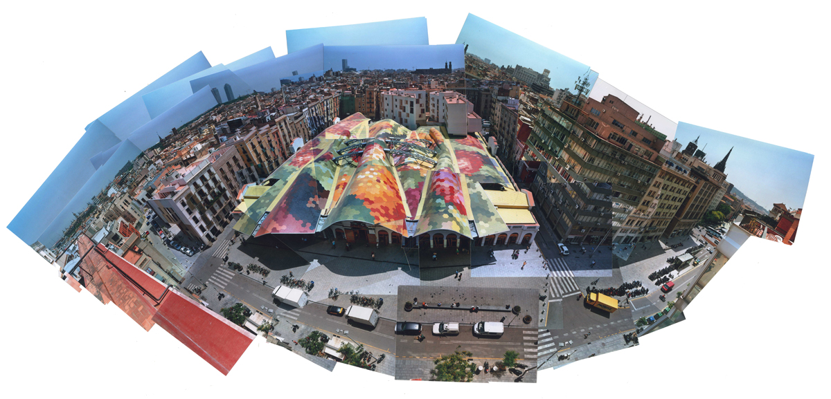 Barcelona Santa Caterina Market rendering
