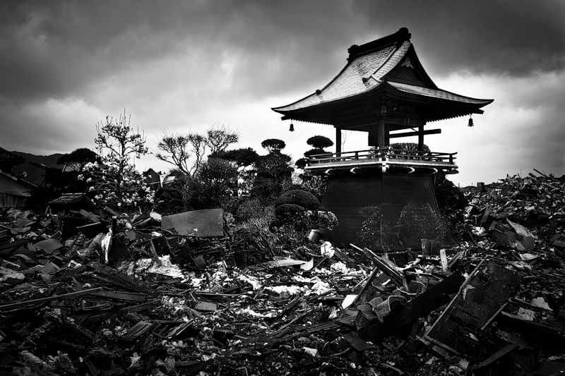 Buildings destroyed by Japan's Tsunami