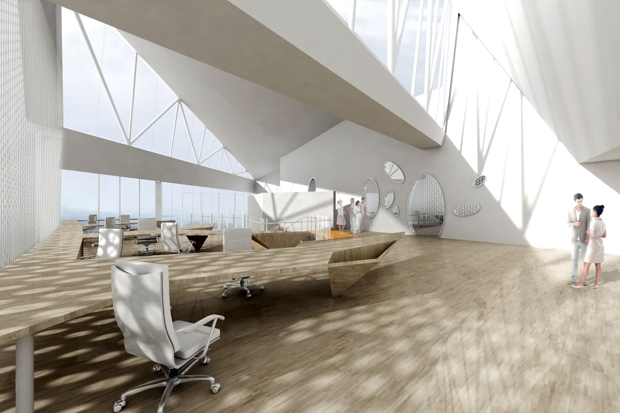 Research and Technology Innovation Park interior rendering