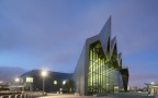 Zaha Hadid Architects’ Riverside Museum of Transport and Travel Completed | Credit: Hufton + Crow 