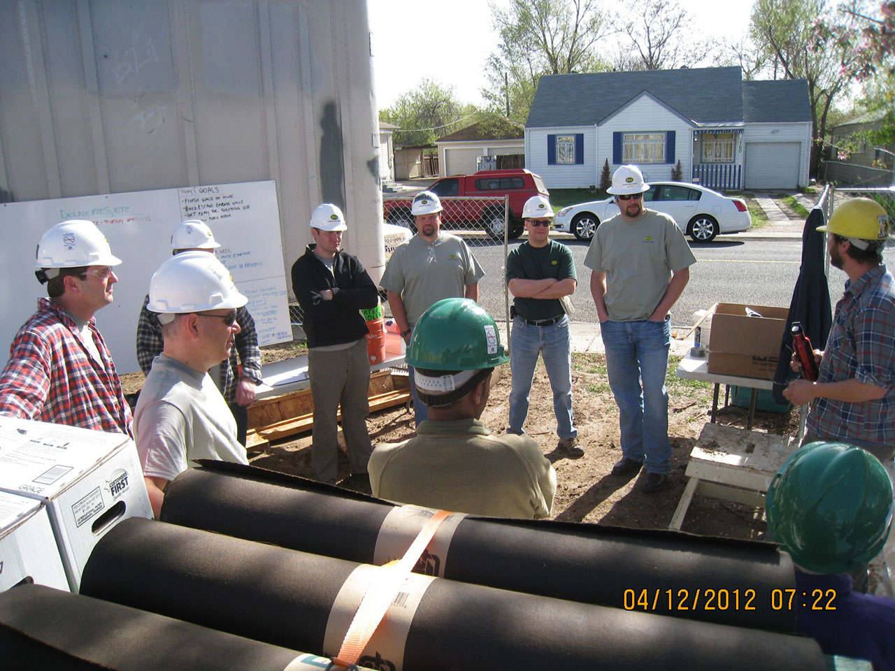 Habitat for Humanity volunteers