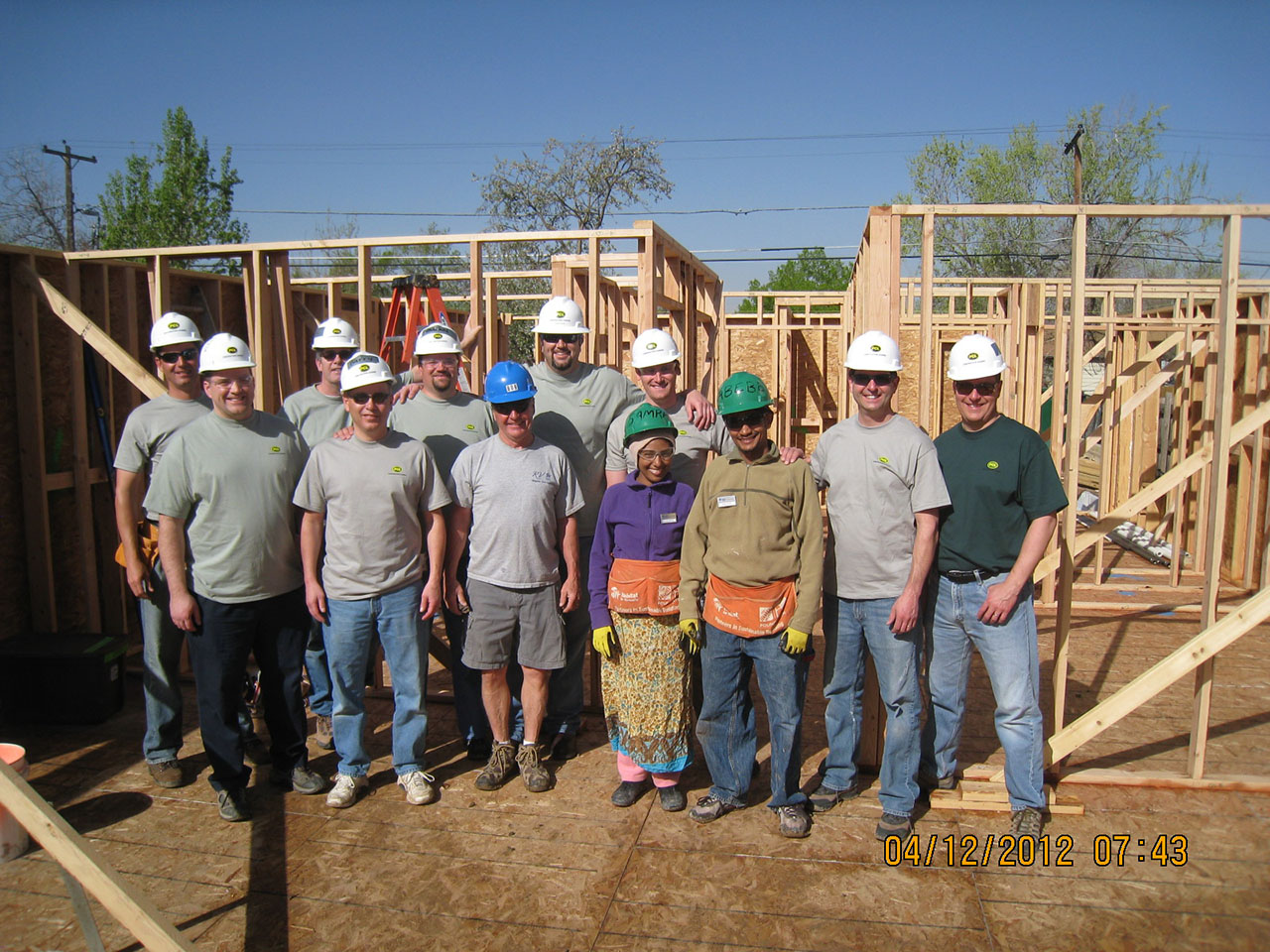 Habitat for Humanity volunteers