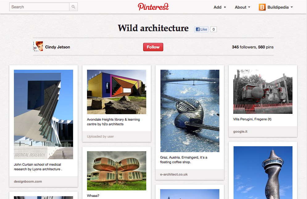 Wild architecture - Pinner: Cindy Jetson