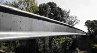Pont du Diable Footbridge, a walking bridge in France, is constructed with ductal concrete