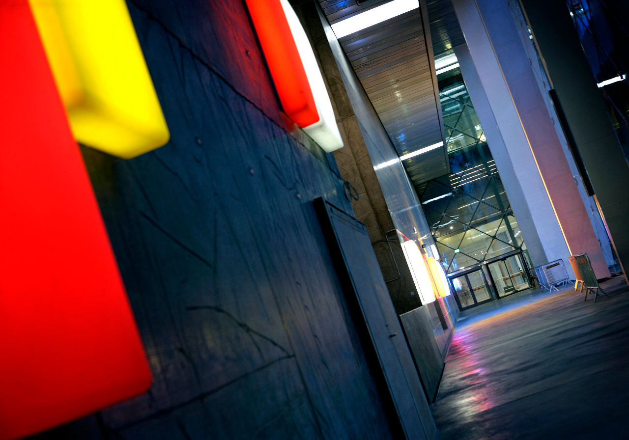 Interior of the Copenhagen Concert Hall by architect Jean Nouvel