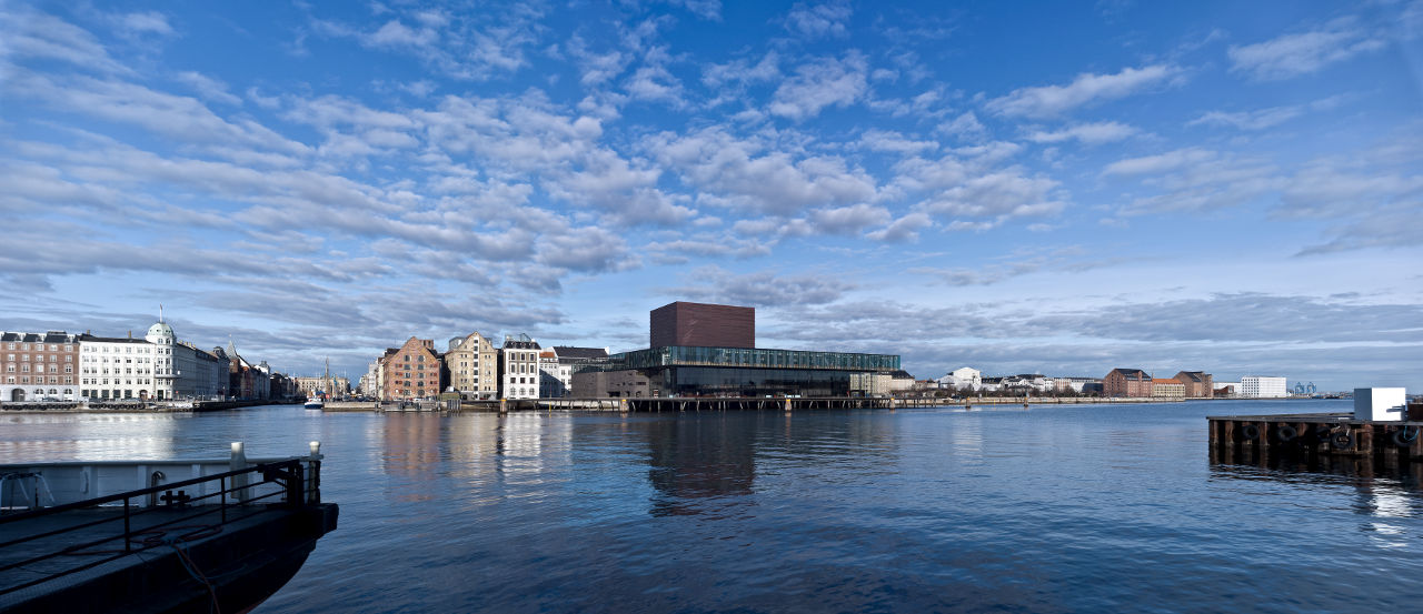 The New Royal Playhouse on the Copenhagen Harbor designed by Danish firm Lundgaard and Tranberg Arkitekter