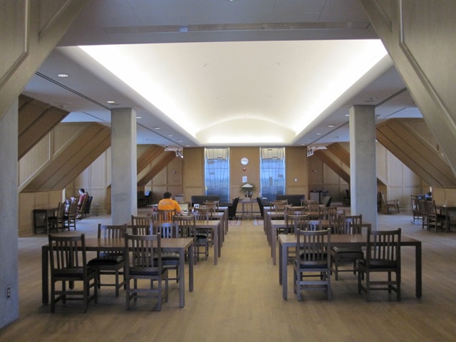 The Ohio State University's William Oxley Thompson Memorial Library study space