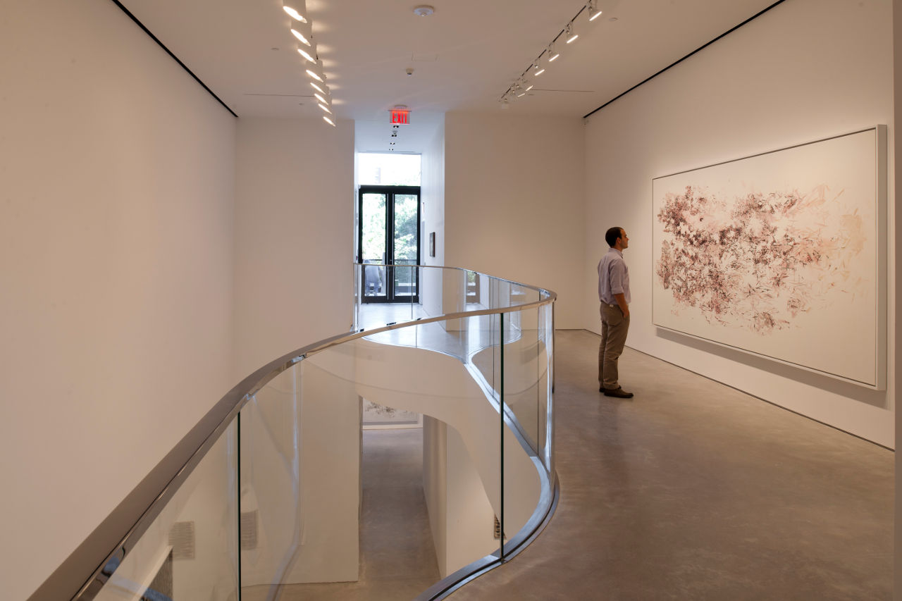 The interior art exhibits of New York City's Sperone Westwater Gallery by Foster + Partners