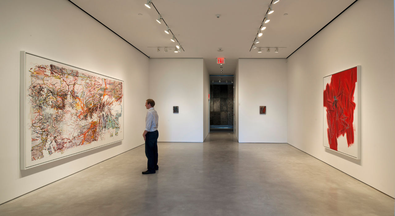 The interior art exhibits of New York City's Sperone Westwater Gallery by Foster + Partners