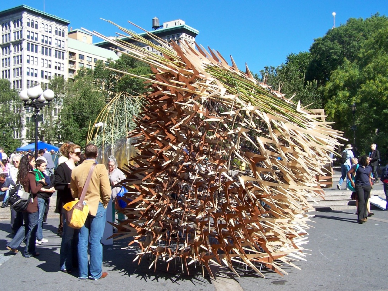 Sukkah City international design competition Repetition exhibit