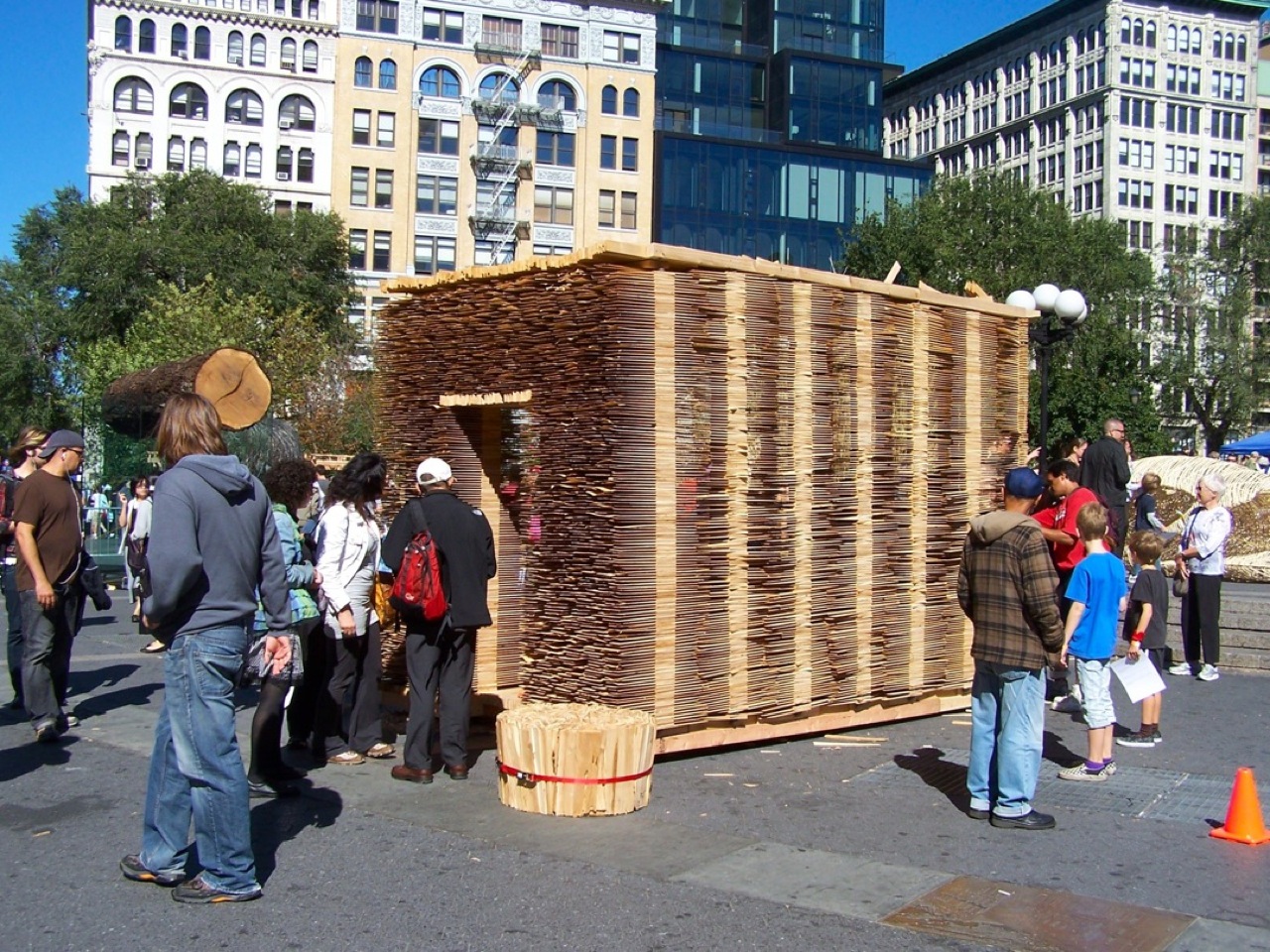 Sukkah City international design competition Shim Sukkah exhibit