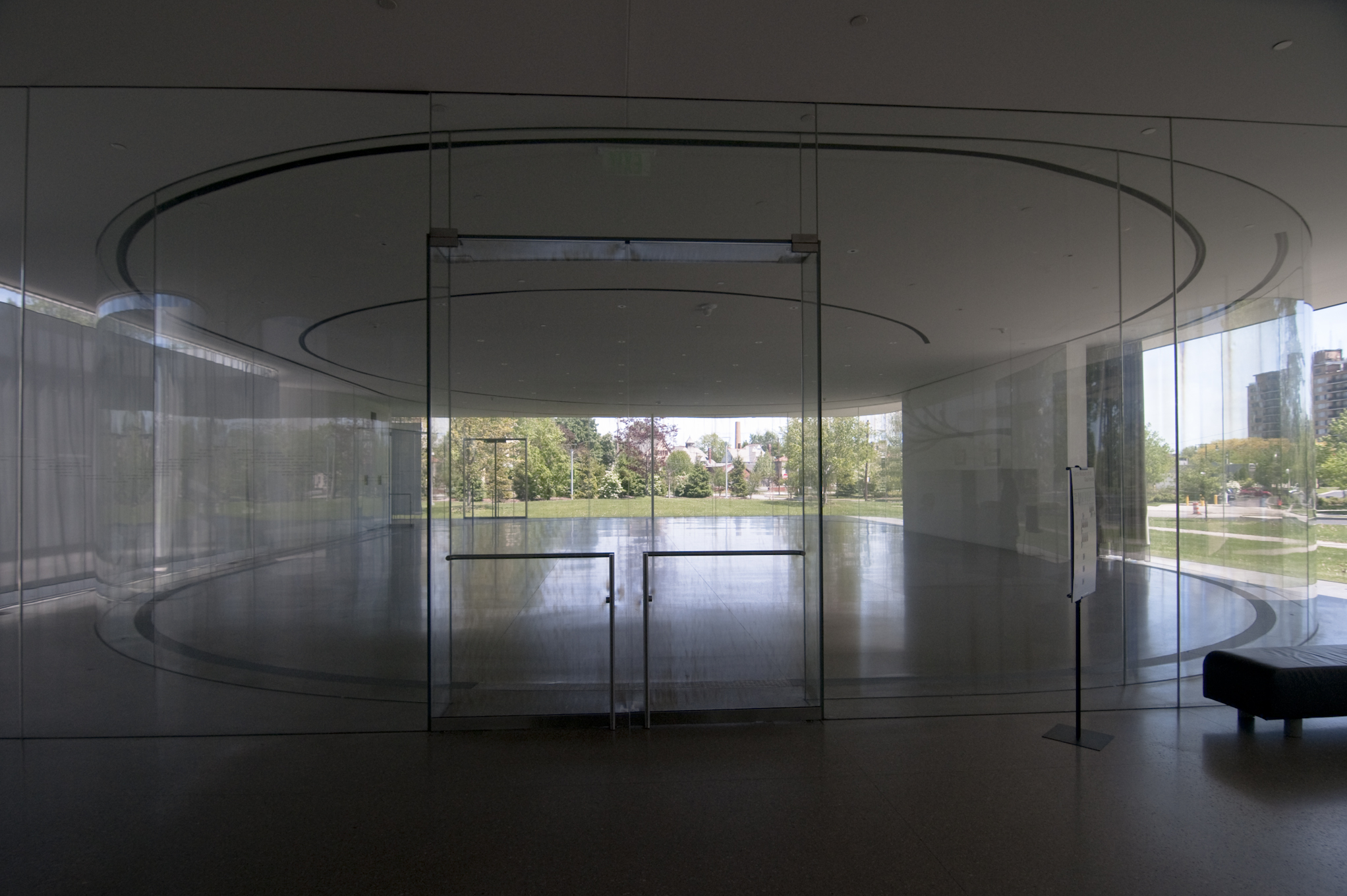 GlasSalon at the Toledo Museum of Art Glass Pavilion Gallery by SANAA