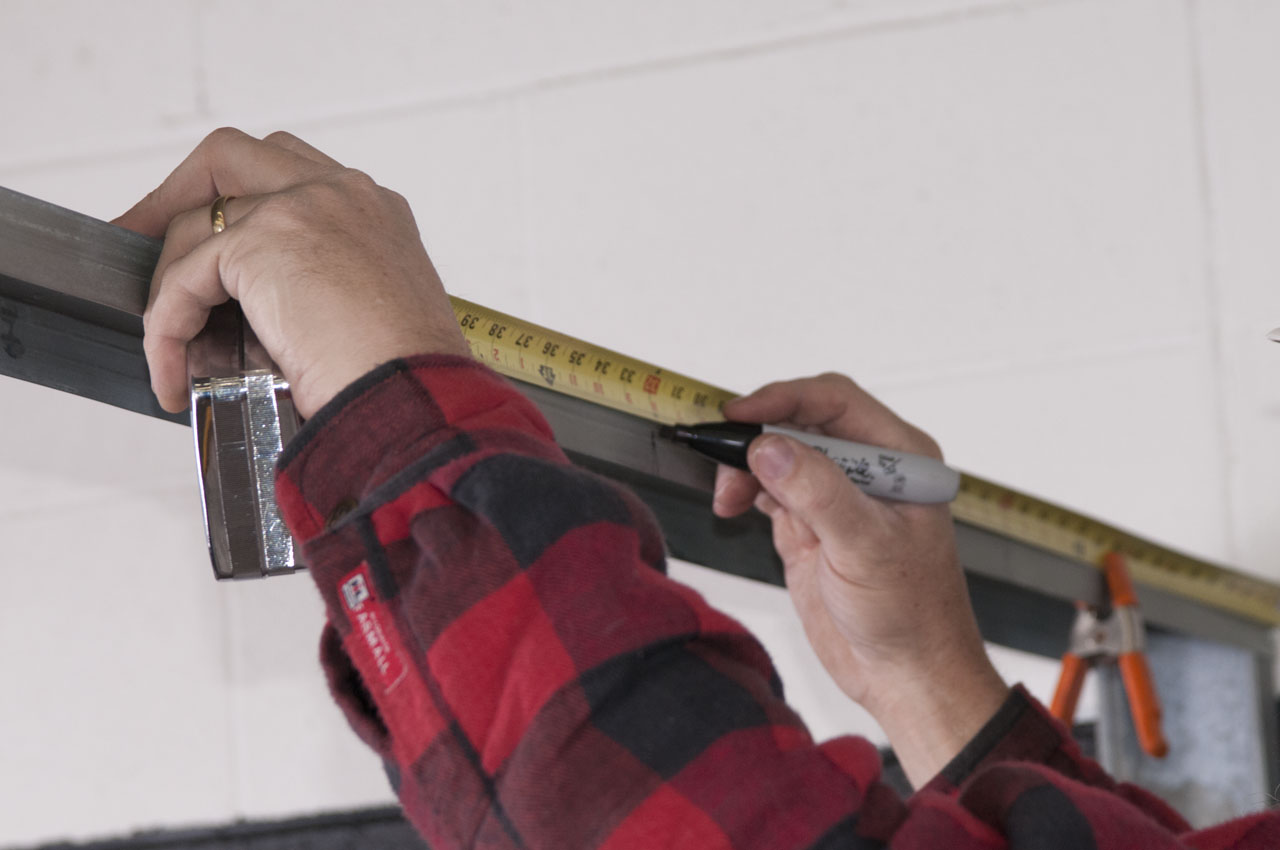 Standing Up and Bracing Off Walls for light gauge Metal Stud framing