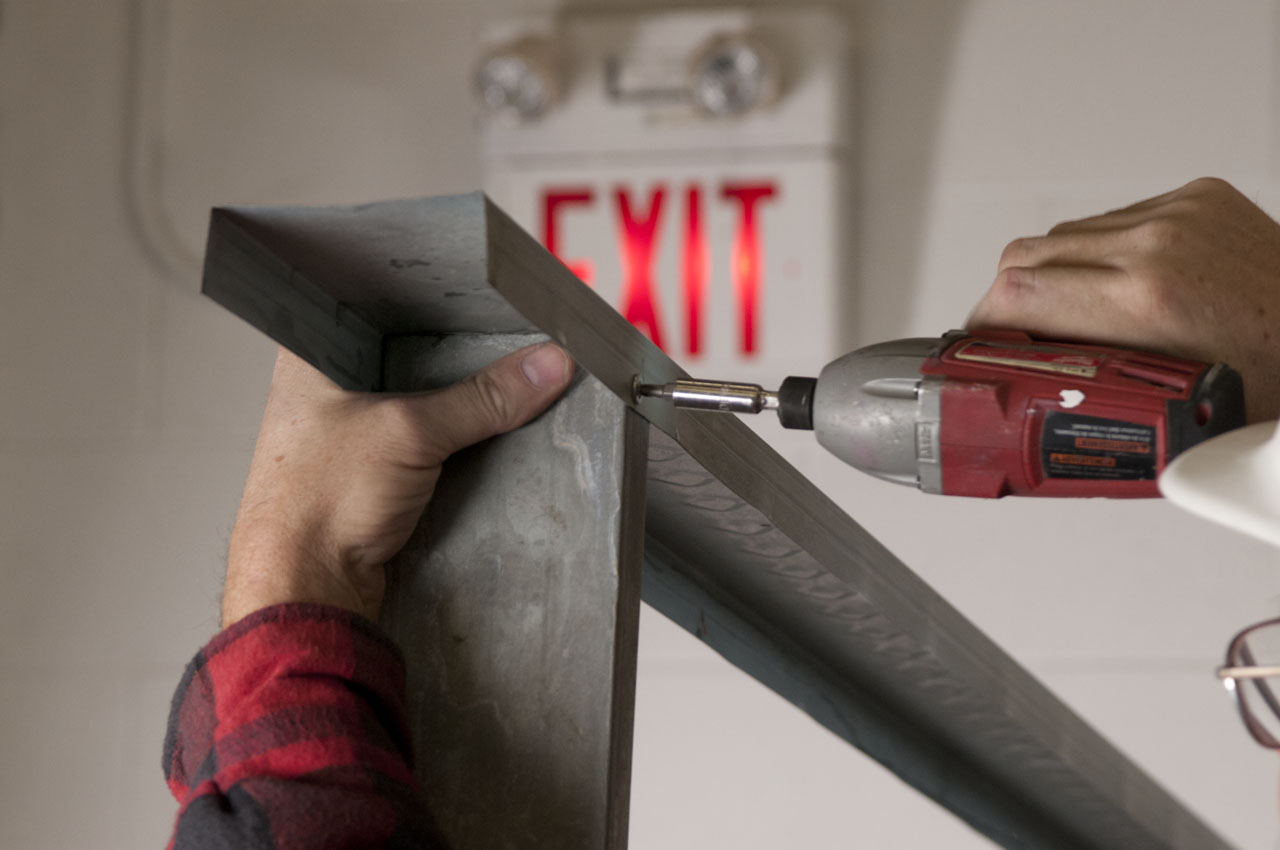 Standing Up and Bracing Off Walls for light gauge Metal Stud framing