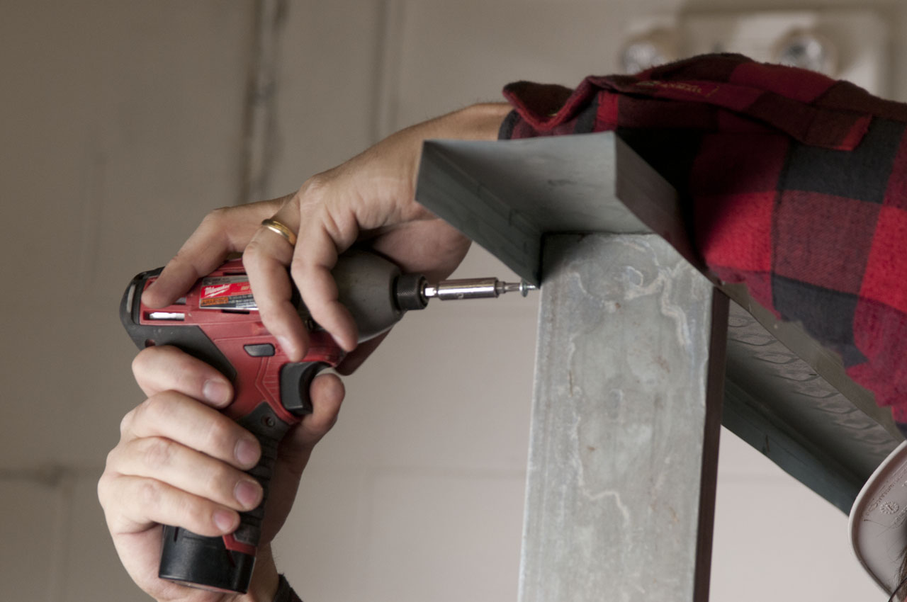 Standing Up and Bracing Off Walls for light gauge Metal Stud framing