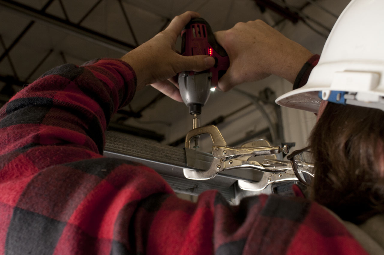 Standing Up and Bracing Off Walls for light gauge Metal Stud framing