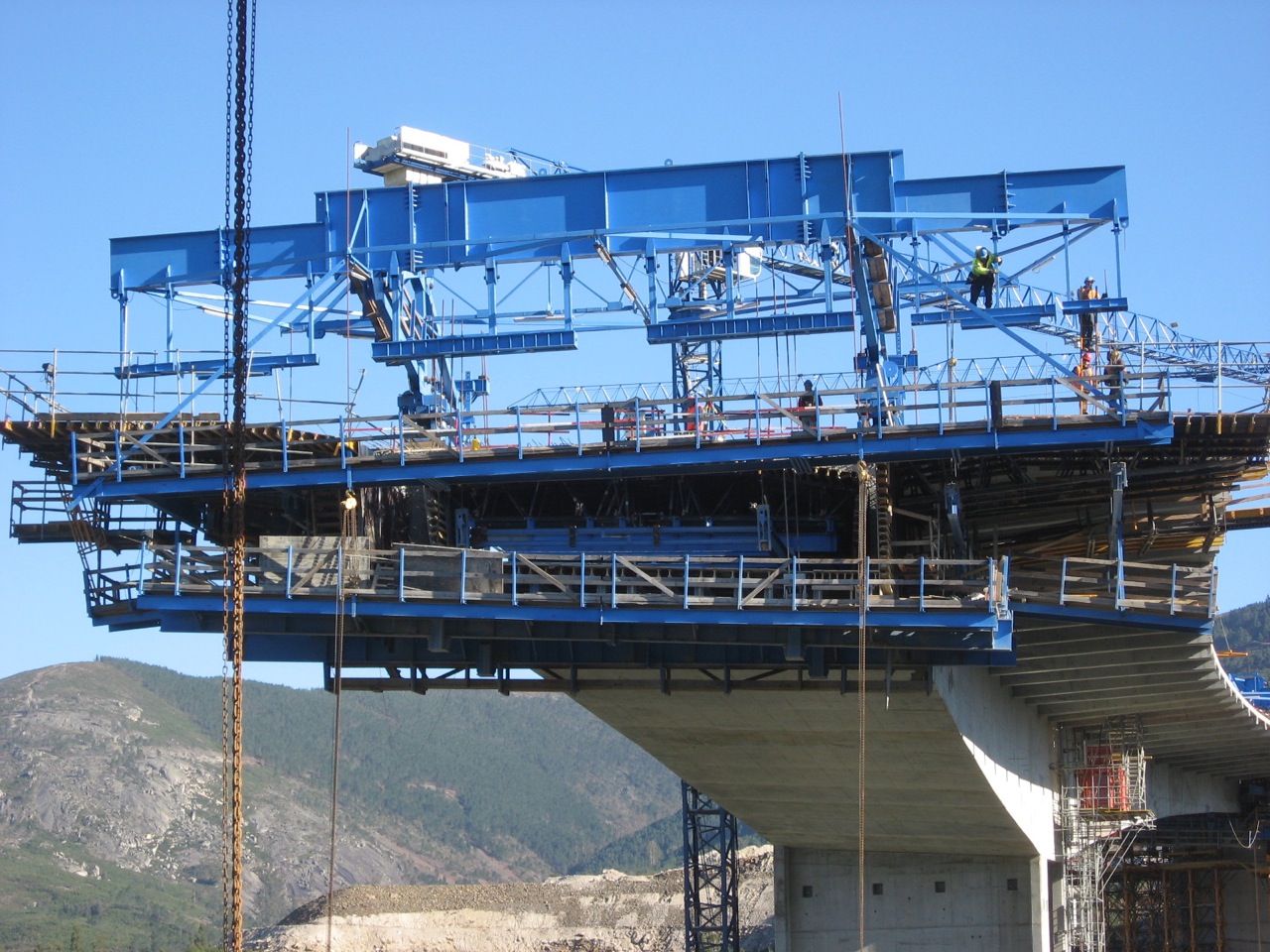 Form Travellers Bridge Construction