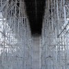 Traditional Scaffolding Bridge Construction | Credit: ConstruGomes