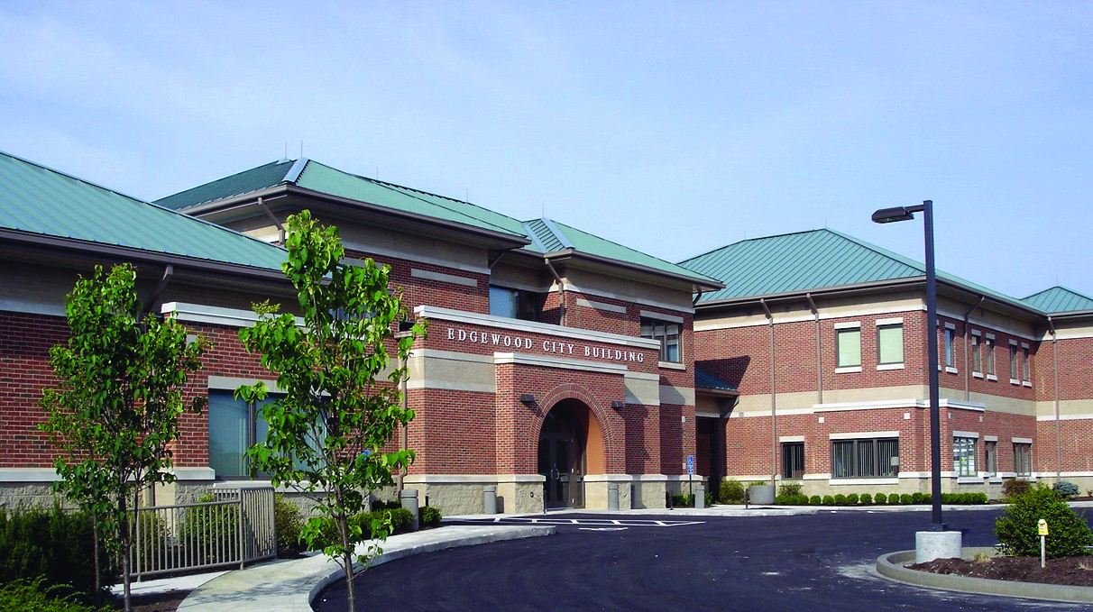 A typical example of today's masonry, the Municipal Building, Edgewood, Ky