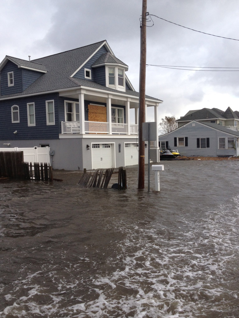 Superior Walls Withstand Devastation of Hurricane Sandy | Image courtesy of Superior Walls