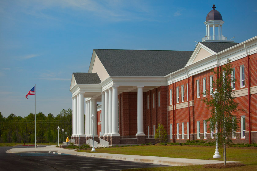 Fypon E-Vent Systems were included in the construction of the Saraland High School in Alabama.