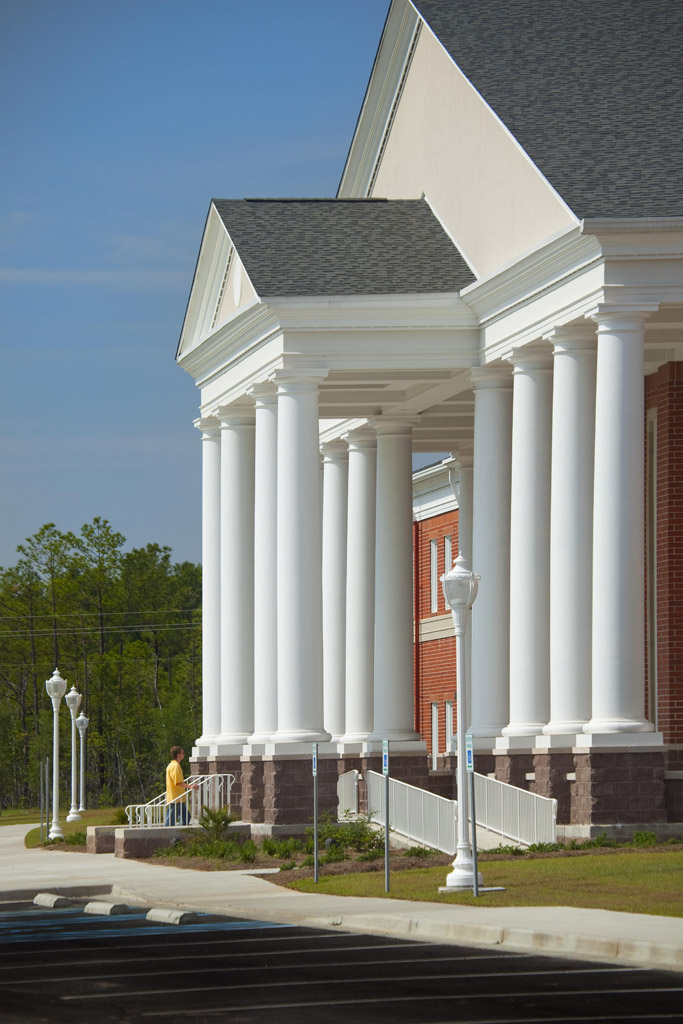 Fypon E-Vent Systems were included in the construction of the Saraland High School in Alabama.