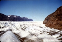 Tip of Greenland&#039;s Ice Cap as seen in 2007.