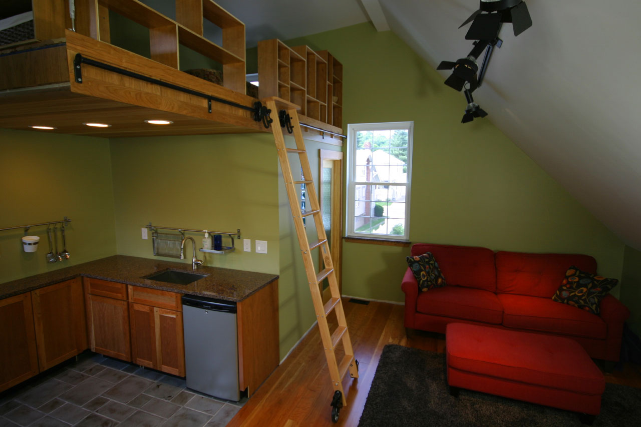 Wilson addition loft with local Cherry