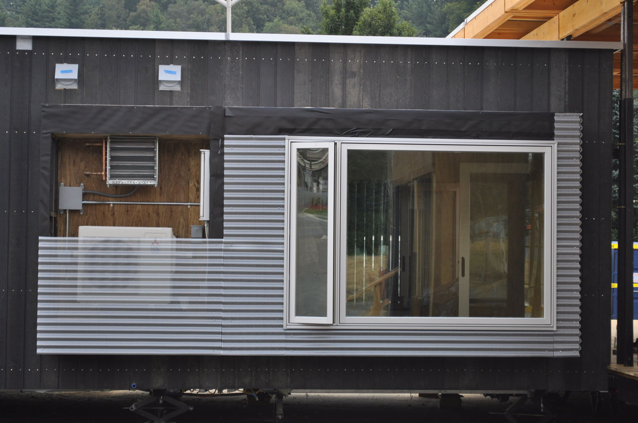 Side Window of the Solar Homestead by Appalachian State University for the Solar Decathlon