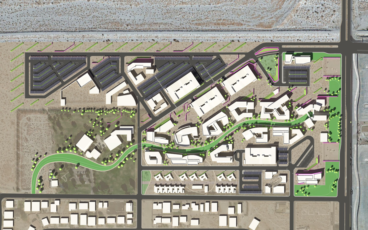 College of the Desert Site Plan by HGA Architects and Engineers