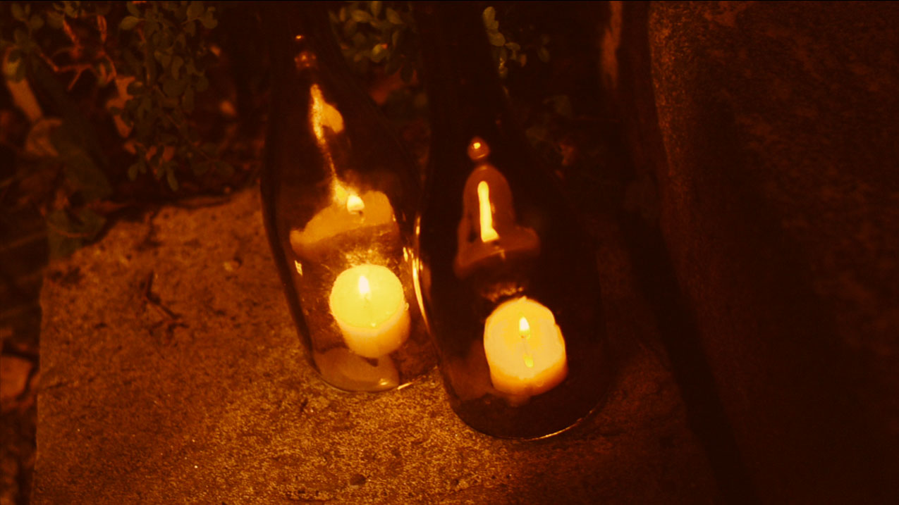 DIY Recycled Wine Bottle Hurricane Lamps