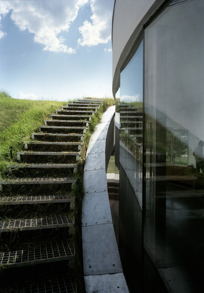 The green roof of the OUTrial House by Robert Konieczny