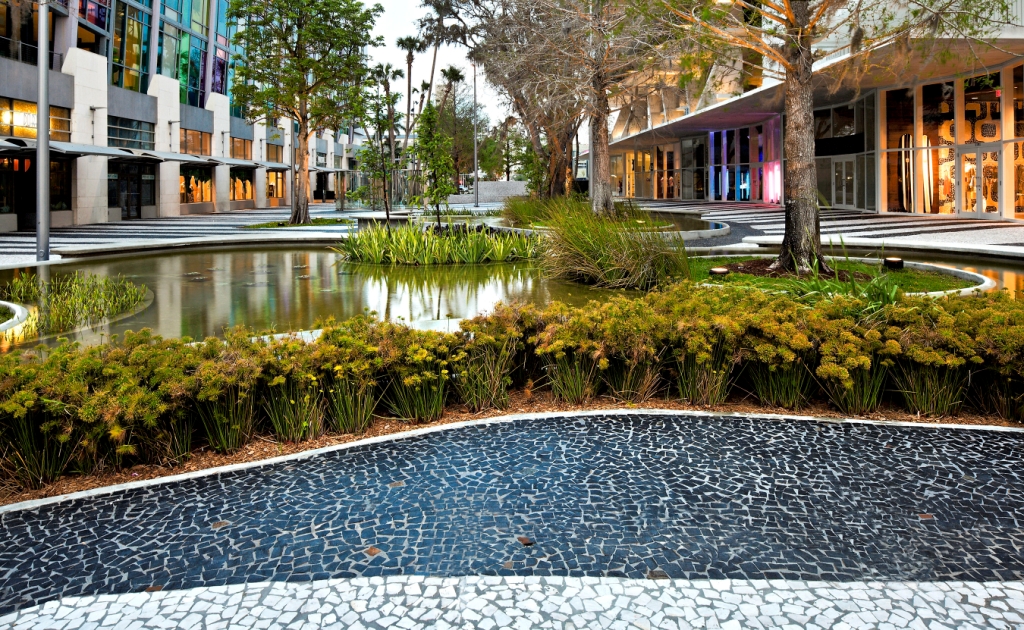 1100 Lincoln Road redevelopment  by landscape design drawing