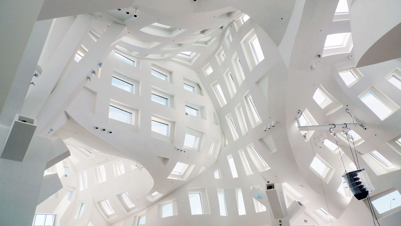 Interior Detail of Frank Gehry's Cleveland Clinic Lou Ruvo Center for Brain Health