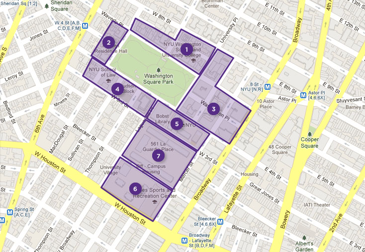 New York University 2031 Proposed Core Plan for growth and expansion
