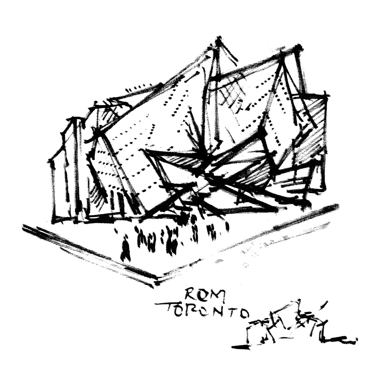 Royal Ontario Museum Napkin Sketch