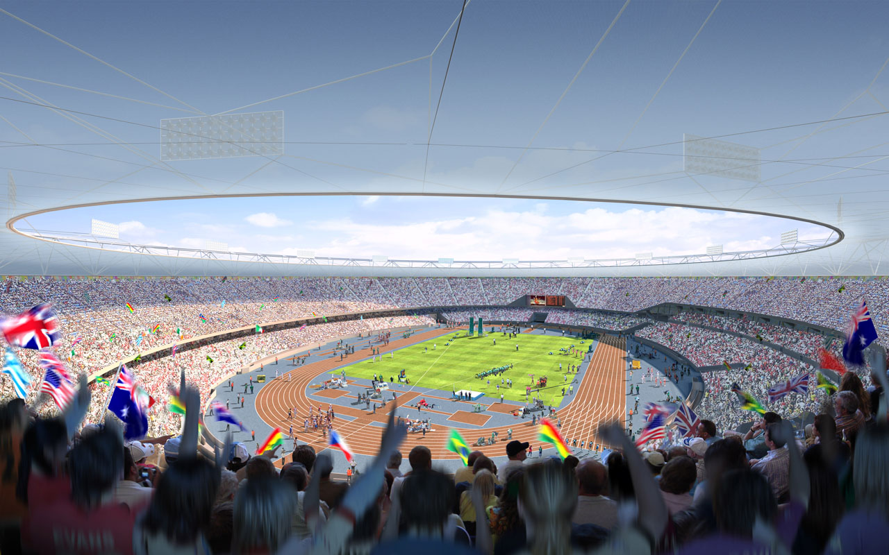 London's Olympic Stadium for the 2012 Olympic Games by Populous