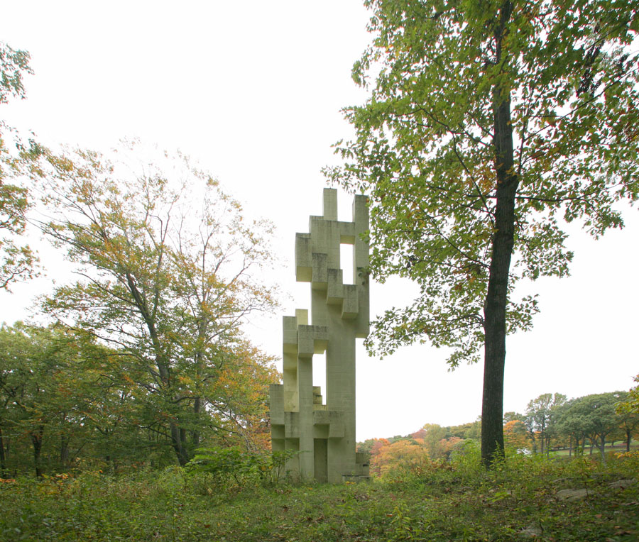 The Kirstein Tower at architect Philip Johnson's iconic Glass House estate.