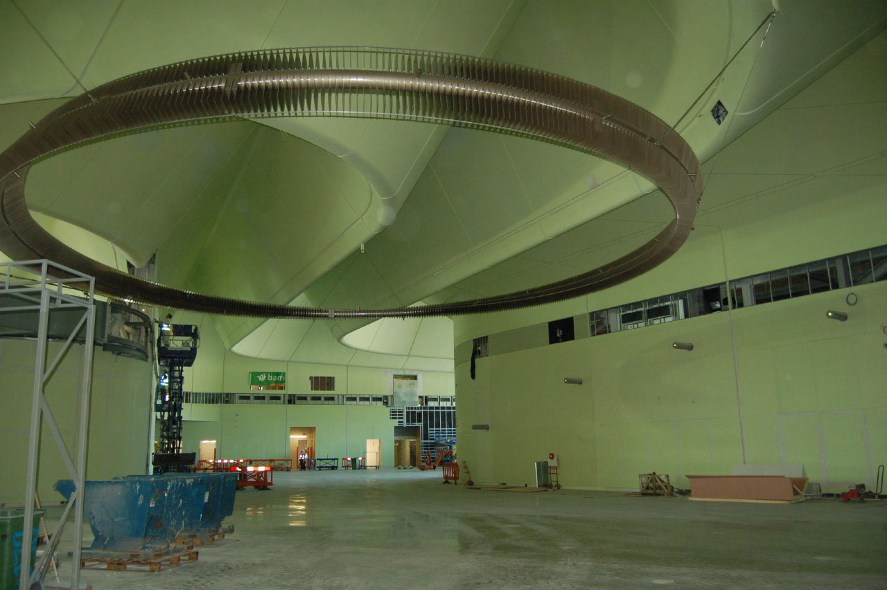 Zaha Hadid Architects’ Riverside Museum of Transport and Travel Interior Construction